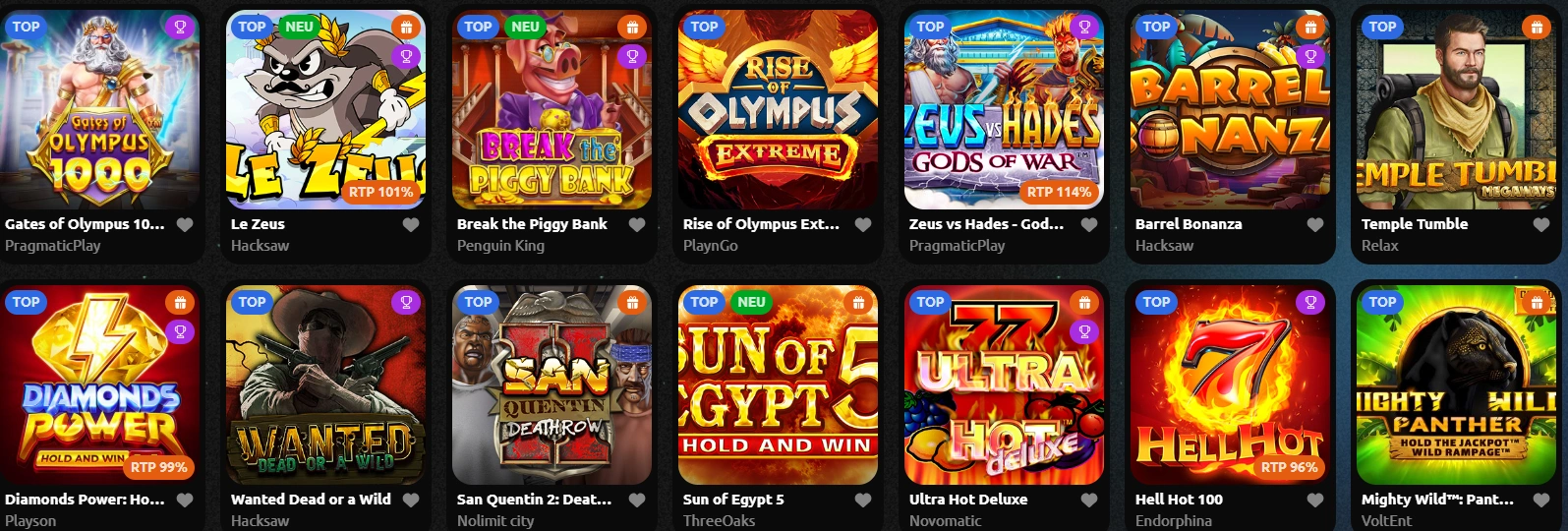 hexabet spiele